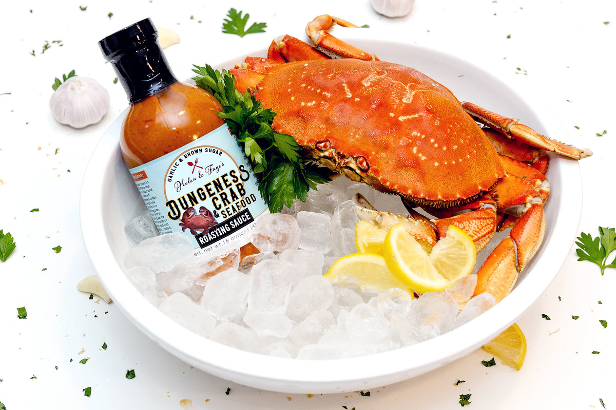 Premade Dungeness Crab, Lobster, and Seafood Premium Roasting Sauce